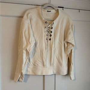 MOTHER Lace-Up Women's Sweatshirt